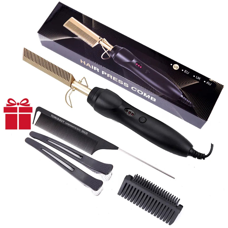 Hot Comb Hair Straightener - TRESU