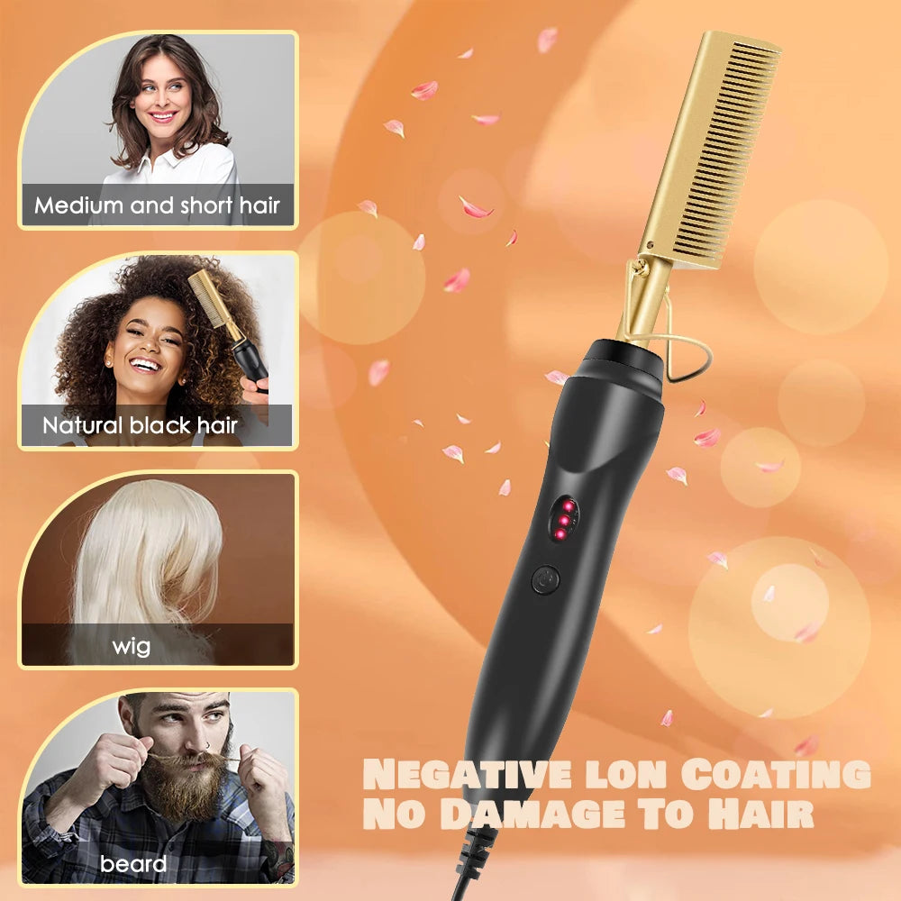 Hot Comb Hair Straightener - TRESU