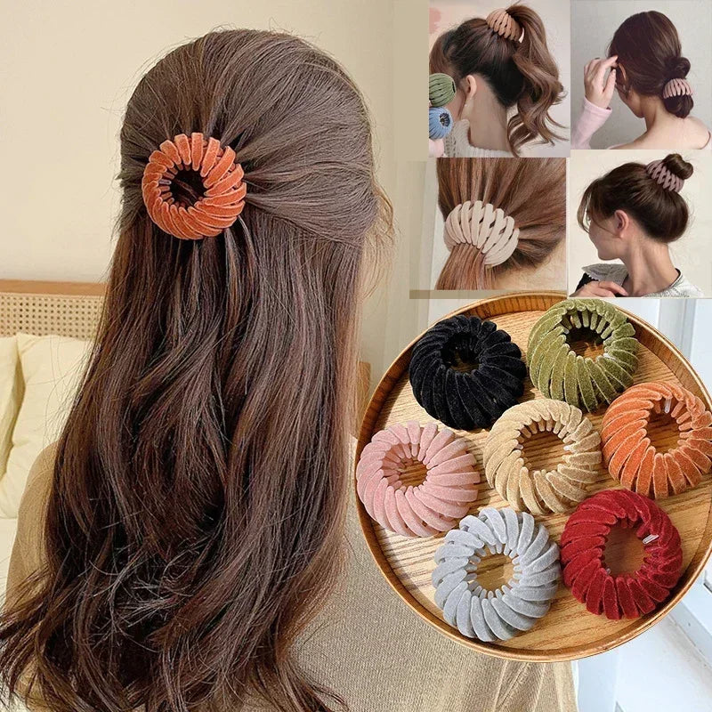 Ponytail Hair Rings Clips - TRESU